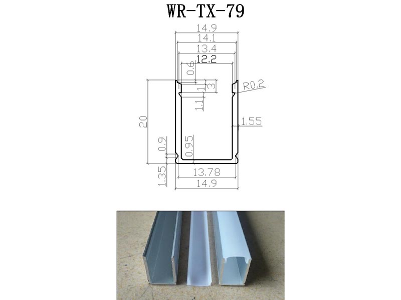 LED ALUMINUM STRIP LIGHTS WR-TX-79