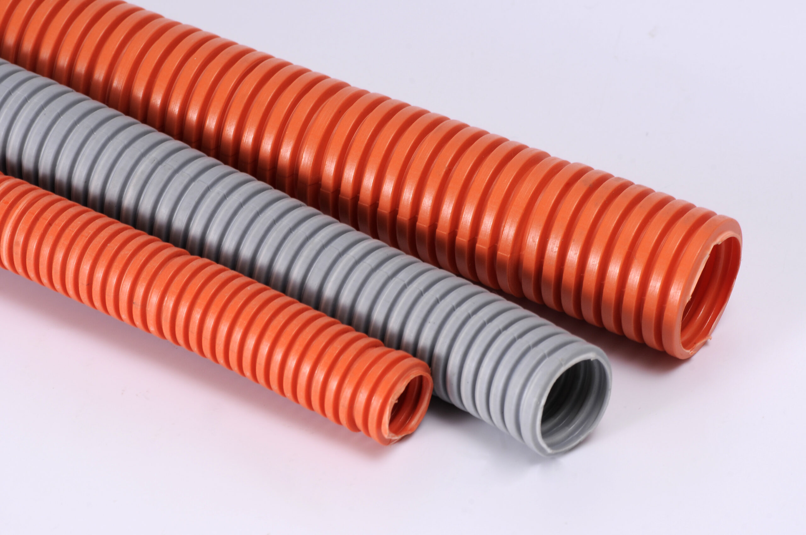HEAVY DUTY ORANGE PVC CORRUGATED CONDUIT