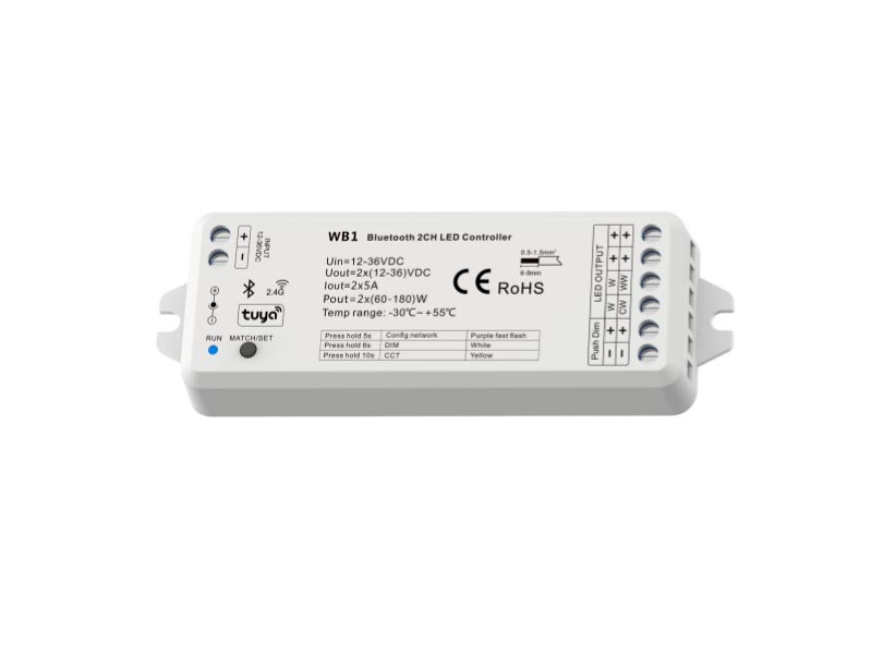 BLUETOOTH RF 2CH LED CONTROLLER WB1