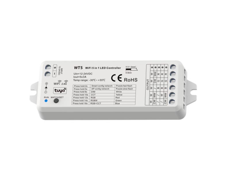 WT5 WIFI 5IN LED CONTROLLER
